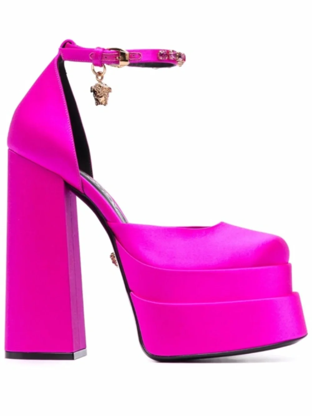 Versace Medusa Charm Platform Heels size 39